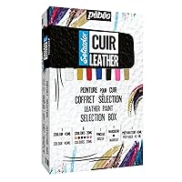 PEBEO Setacolor Leather Fabric Pain, 10 produits, Multicolor