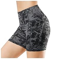 Fitness Exercise Women's Shorts Yoga Pocket with Deep Pants Running Waist High Petite Plus Size Yoga Pants for