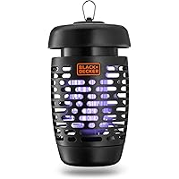 BLACK+DECKER Bug Zapper and Mosquito Repellent | Fly Trap Pest Control for All Insects, Including Flies, Gnats Indoor & Outdoor