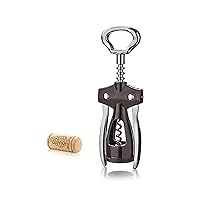 Vacu Vin Winged Corkscrew Wine Opener, standard, Stainless Steel