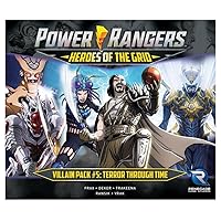 Power Rangers Heroes of The Grid: Villain Pack #5 Terror Through Time Expansion - RPG Boardgame,Renegade Game Studios,Role Playing,Ages 14+,2-5 Players,45-60 Minute Play Time