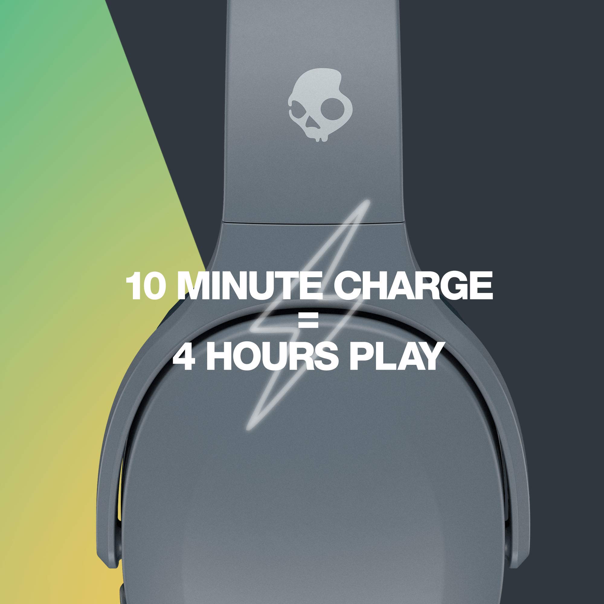 Skullcandy Crusher Evo Over-Ear Wireless Headphones - Grey (Discontinued by Manufacturer)