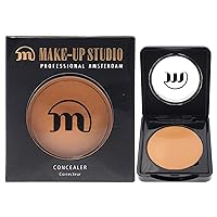 Professional Amsterdam Make-Up Concealer - Hide And Correct Imperfections - Long-Lasting Concealer - For Flawless Results - Ideal For Touch-Ups On The Go - Fudge - 0.13 Oz, (PH10944/F)