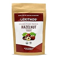 Organic Hazelnut Protein Powder - 8 oz - 7g Protein - Single Ingredient - Non-GMO Project Verified