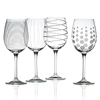 Mikasa SW910-403 Cheers White Wine Glasses, Set of 4, 16-ounce Wine Glasses - SW910-403
