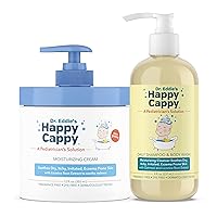 Happy Cappy Eczema Bundle | Manage Dry, Itchy, Sensitive Eczema Prone Skin for All Ages, for Atopic Dermatitis, Leaping Bunny Certified