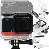 Waterproof Housing Case Compatible with Insta360 ONE RS 4K Edition Underwater Diving Shell 60M Accessories