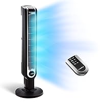 Lasko Oscillating Tower Fan, 3 Quiet Speeds, Timer, Remote Control, for Bedroom, Kitchen, Office, 36