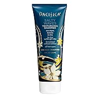 Pacifica Beauty Salty Waves Hydrating and Texturizing Shampoo That Revives Dry Damaged Hair (Vegan and Cruelty Free), Coconut, 8 Fl Oz