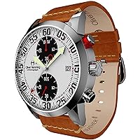 Oliver Hemming WTC17S81WBVT Men's Watch, Genuine Import Product, Brown, Watch Quartz, Chronograph, British Design