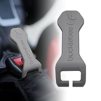 Bucklebee Easy Car Seat Buckle Release Aid for Children Unbuckle Car Seat Release Tool - Car Seat Button Pusher - Car Seat Opener for Nails - Car Seat Buckle Release Tool Buddy Me (1 Pack Gray)