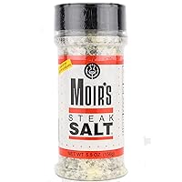 Moir's Steak Salt All Purpose Seasoning Also For Chicken Vegetables Salads Eggs 5.5 oz