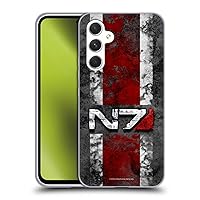 Head Case Designs Officially Licensed EA Bioware Mass Effect N7 Logo Distressed Graphics Soft Gel Case Compatible with Samsung Galaxy A54 5G