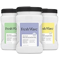 Fresh Wave Odor Removing Gel Refills Bundle: (1) Original 63 oz. Gel Refill, (1) Lavender 63 oz. Gel Refill, (1) Lemon 63 oz. Gel Refill