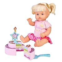 Nenuco Happy Birthday Baby Doll with Birthday Cake, Cute Dress, Birthday Crown, 14