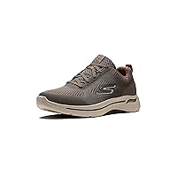 Skechers Men's Gowalk Arch Fit-Athletic Workout Walking Shoe with Air Cooled Foam Sneaker, Taupe, 12.5