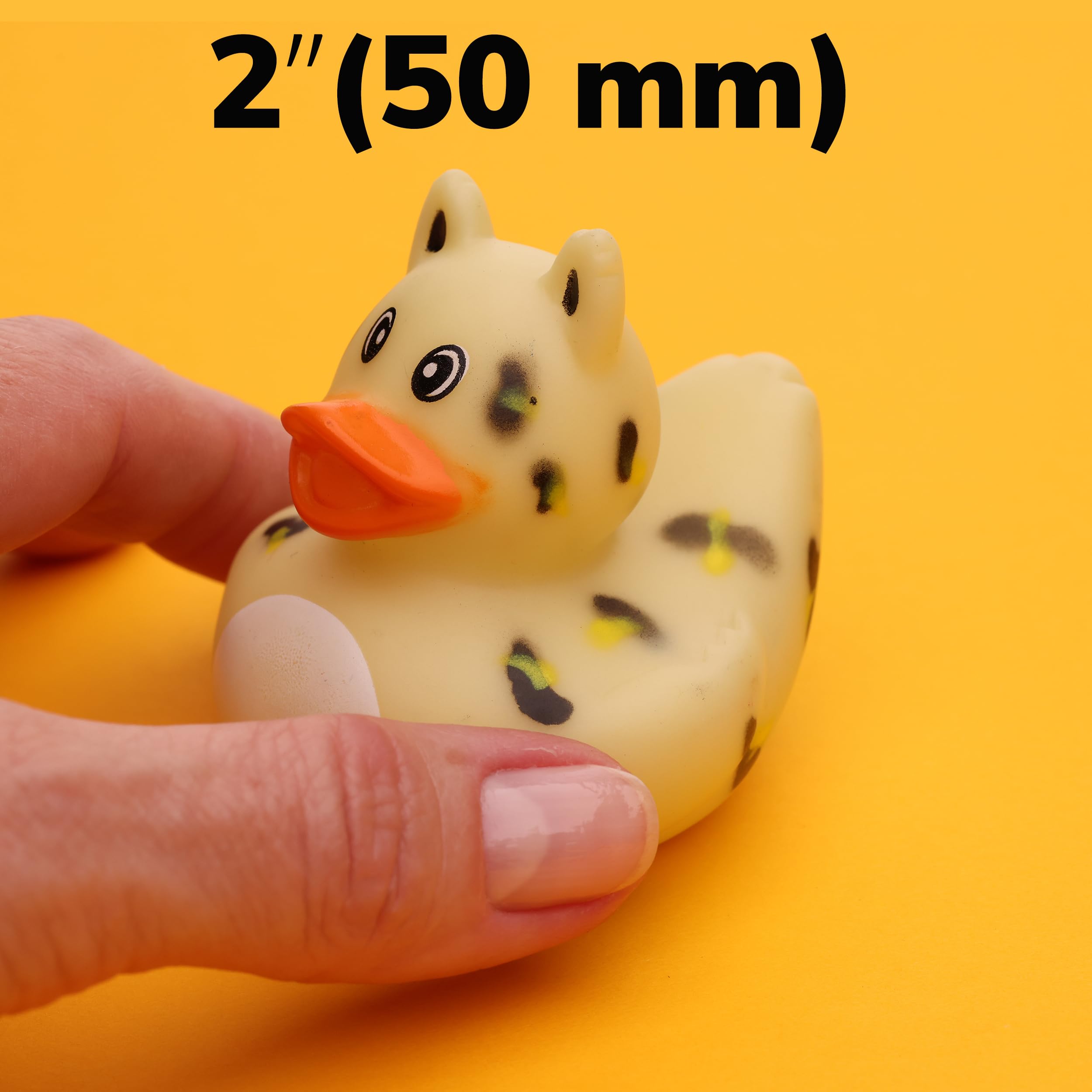 Rubber Duck Toy for Ducking - 100 Pcs Ducky Playset Bath Toys - Rubber Duckies for Beach Pool - Goody Bag Stuffers Classroom Prizes - Bulk Toys
