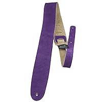 Perri’s Leathers Ltd. - Guitar Strap - Purple Suede - Adjustable - for Acoustic/Bass/Electric Guitar - Made in Canada (P25S-206)…