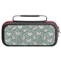 Funny Chicken Carrying Case For Nintendo Switch Protective Portable Travel Tote Bag
