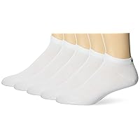 HUGO Men's 6 Pack Cotton Back Logo Ankle Socks