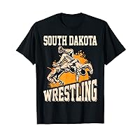 South Dakota Wrestling Dad Mom Gift For Wrestler T-Shirt