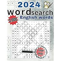 WORD SEARCH Large Print 4,000 words for Adults English words: 100 Around the world fun themes WORD SEARCH Large Print 4,000 words for Adults English words: 100 Around the world fun themes Paperback
