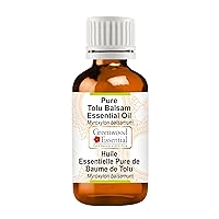 Pure Tolu Balsam Essential Oil (Myroxylon balsamum) Steam Distilled 50ml (1.69 oz)