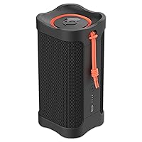 Wireless Bluetooth Speaker - IPX7 Waterproof Portable Terrain Speaker with Dual Custom Passive Radiators, 14 Hour Battery, Nylon Wrist Wrap, & True Wireless Stereo