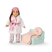 American Girl Truly Me Sweetest Slumber-Party Set for 18-inch Dolls with Hideaway Bed, Pajamas, and Eye Mask