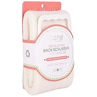 Care by Cleanlogic Exfoliating Back Scrubber With Handles, Pack of 6