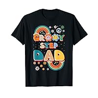 Groovy Step Dad Stepdaddy Step Father Father's Day Retro T-Shirt