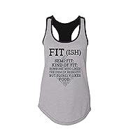 Funny Womens Workout Tank Tops Fitish Royaltee Gym and Yoga Shirts