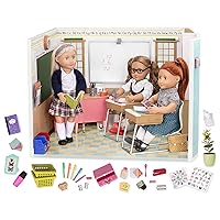 Our Generation- Awesome Academy School Set- Playset, Dolls and School House for 18 inch Dolls- for Ages 3+