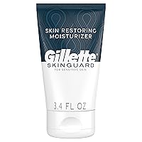 Gillette SkinGuard Face Moisturizer for Men, 3.4 oz Skin Restoring Moisturizer with Shea Butter and Vitamin E