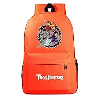 Novelty Troll Hunters Knapsack Waterproof Travel Rucksack-Lightweight Daily Book Bag Sturdy Laptop Bag