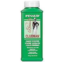 Clubman Pinaud Finest Powder Neutral, Classic Deodorizing Powder for Men, Protection Against Sweat and Body Odor, 9 oz