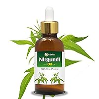 Nirgundi Oil (Vitex negundo) Therapeutic Essential Oil 100% Natural & Pure Undiluted Uncut Cold Pressed Aromatherapy Premium Oil Therapeutic Grade - 30 ML with Dropper