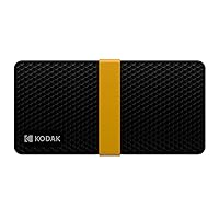 KODAK Portable SSD X200 1TB with USB-C 3.1 Gen 2 (10 Gbps)
