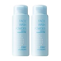 Face Wash Powder 2 pack, Luxurious Foaming Lather, Lightweight Powder Formula, Gently Exfoliates, Hydrating, Fragrance and Colorant Free, Ideal for All Skin Types, 1.7 oz. Net wt.