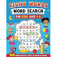 Sight Words Word Search for Kids Ages 4-8: Awesome Shaped Puzzles with Coloring Images Sight Words Word Search for Kids Ages 4-8: Awesome Shaped Puzzles with Coloring Images Paperback
