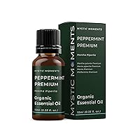 Mystic Moments | Peppermint Arvensis Organic Essential Oil - 10ml - 100% Pure