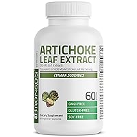 Bronson Artichoke Leaf Extra Strength Supports Healthy Digestion Healthy Liver Function, Non-GMO, 60 Vegetarian Capsules