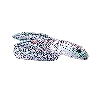 Wild Republic Living Ocean Peppered Moray EEL, Stuffed Animal, 54 Inches, Plush Toy, Fill is Spun Recycled Water Bottles