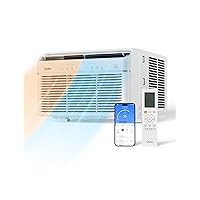 Midea 8000 BTU Window Air Conditioner with Heat, Inverter Tech Ultra-Quiet Operation, 35% Energy-Saving, APP & Voice Smart Control, Energy Star Rated, Cools up to 350 Sq. Ft., fits Summer and Fall