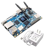 5B 16GB Rockchip RK3588S with 256GB eMMC 8 Core 64 Bit WiFi6,BT5.0 Single Board Computer, 2.4GHz Frequency Open Source Board Run Orange Pi OS,Android,Debian(OPi 5B 16G256G+5V4A TypeC Supply)