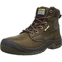 SAFETY JOGGER Dakar S3 Steel Toe Work Boots for Men and Women with Breathable Mesh Lining, Steel Safety Midsole Plate, and Slip Resistant PU Outsole