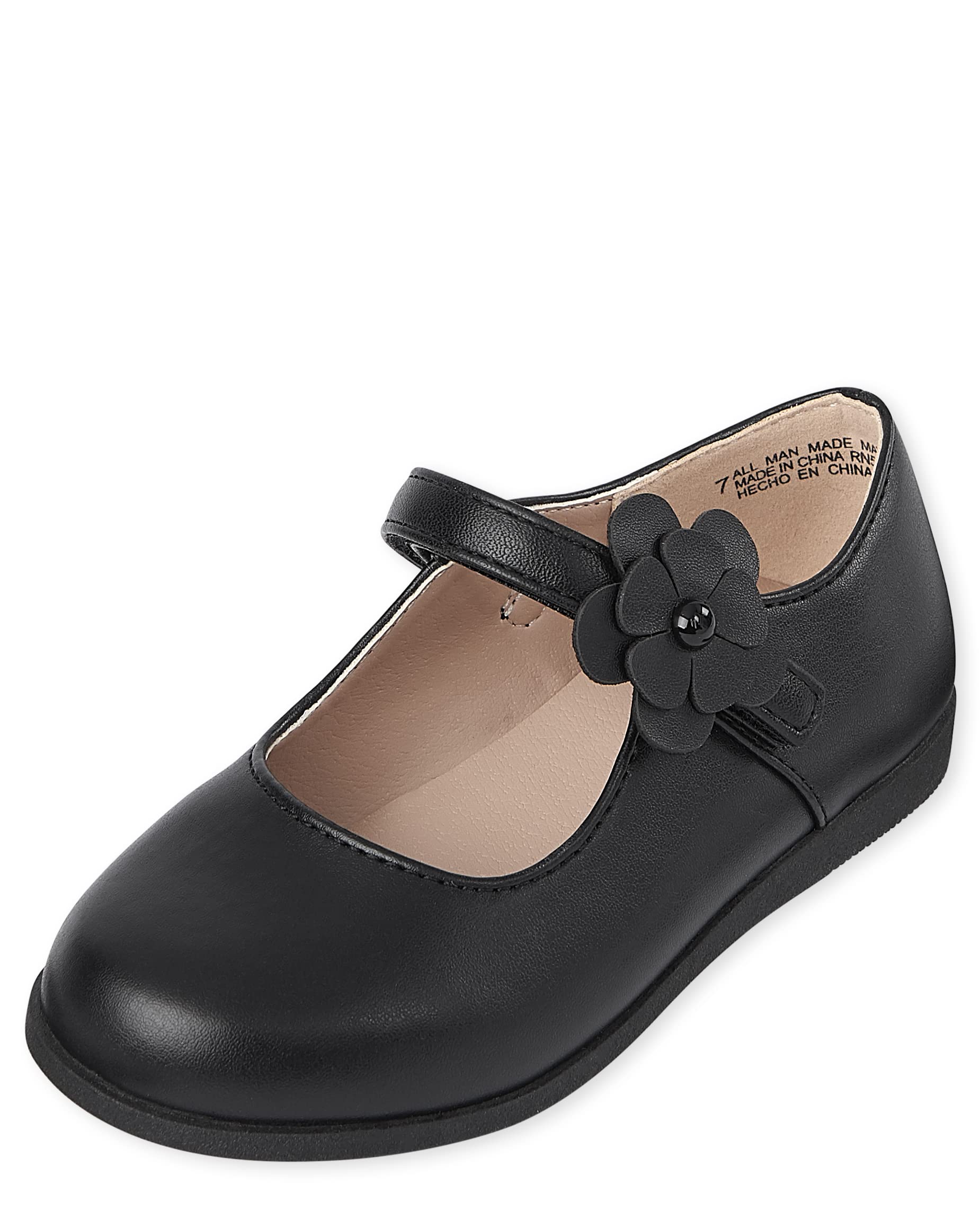 The Children's Place Unisex-Child Uniform Comfort Flex Shoes Mary Jane Flat