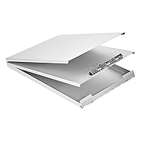 Amazon Basics Aluminum Storage Clipboard, 12.5