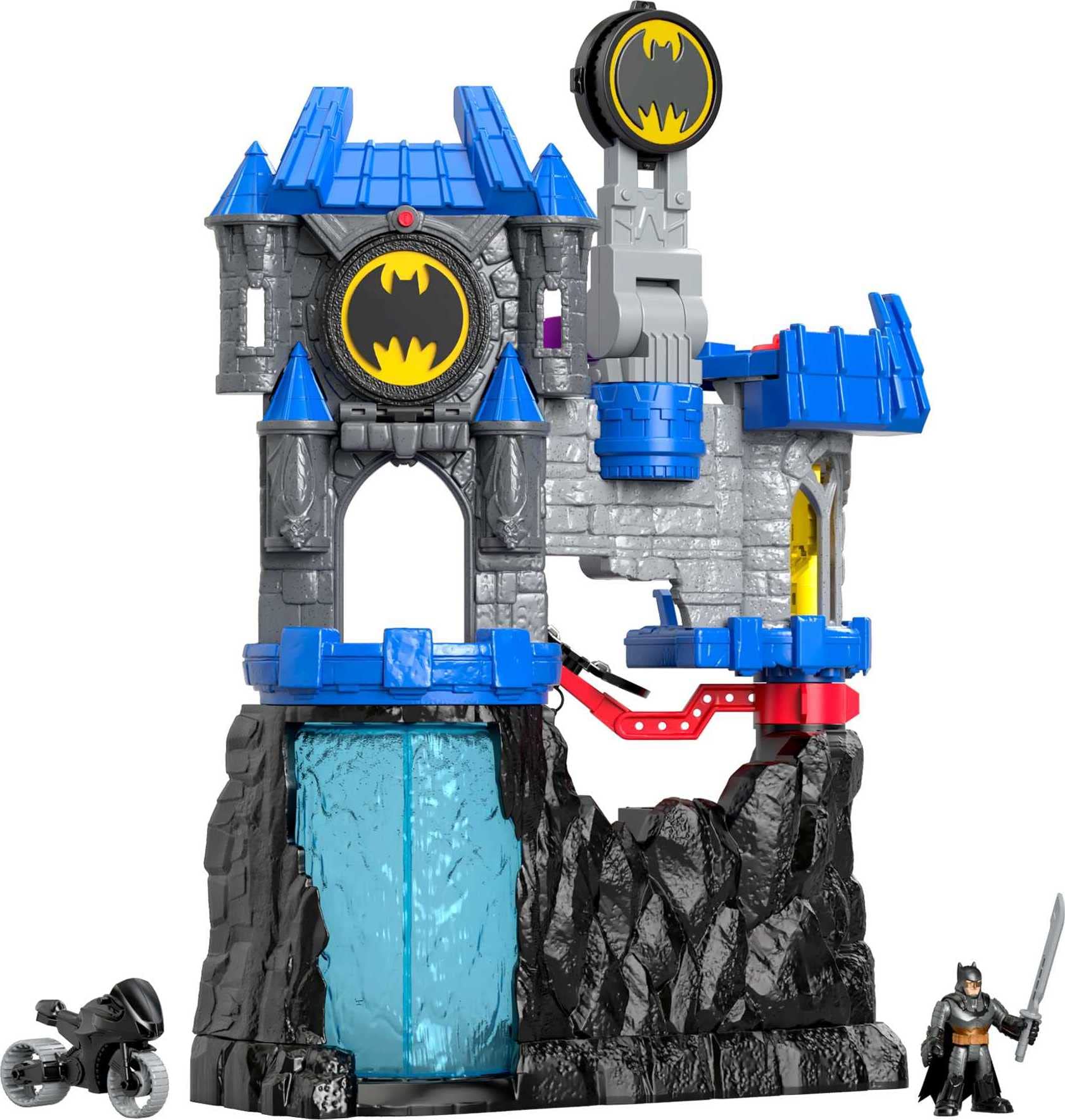 Imaginext DC Super Friends Batman Toy, Wayne Manor Batcave Playset with Batman Figure & Accessories (Amazon Exclusive)