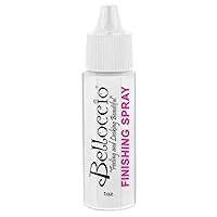 Belloccio Airbrush Makeup Finishing Spray & Setting Mist, 1 oz. Bottle - Long Lasting, Prevents Smudging and Fading - Sets Cosmetic Foundations, Concealers & Blushes